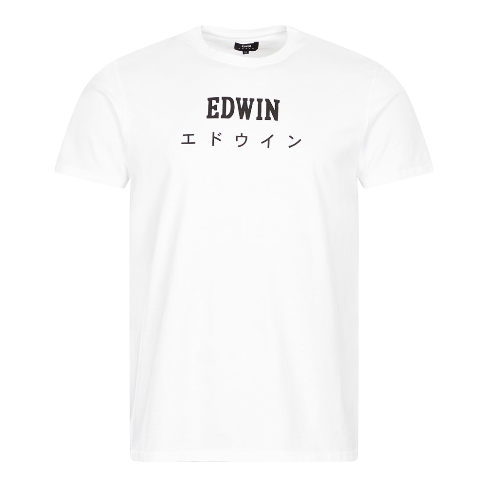 Edwin White Japanese LogoT Shirt  