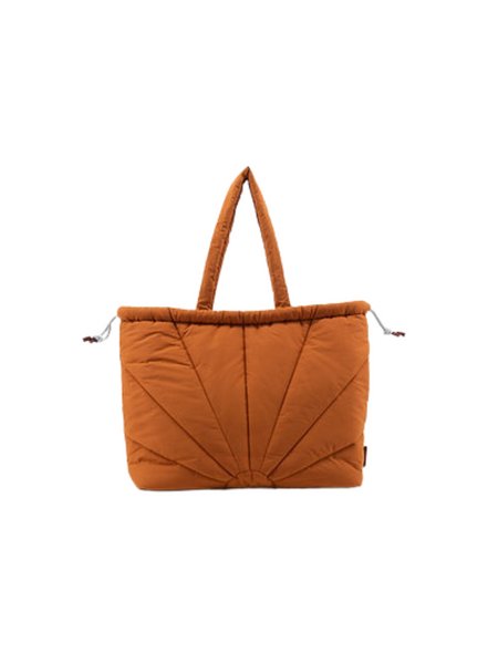 Rilla Go Rilla Padded Tote Bag In Croissant Brown By Sticky Sis From