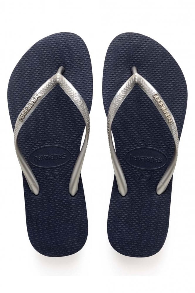 havaianas-slim-logo-metallic-in-navy-silver