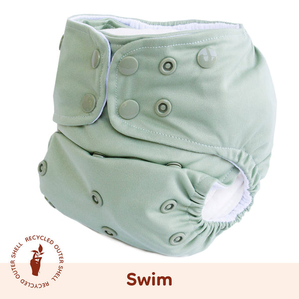 Lighthouse Kids Company | Cloth Diapers | Cloth Nappy Seafoam Swim Cloth Diaper