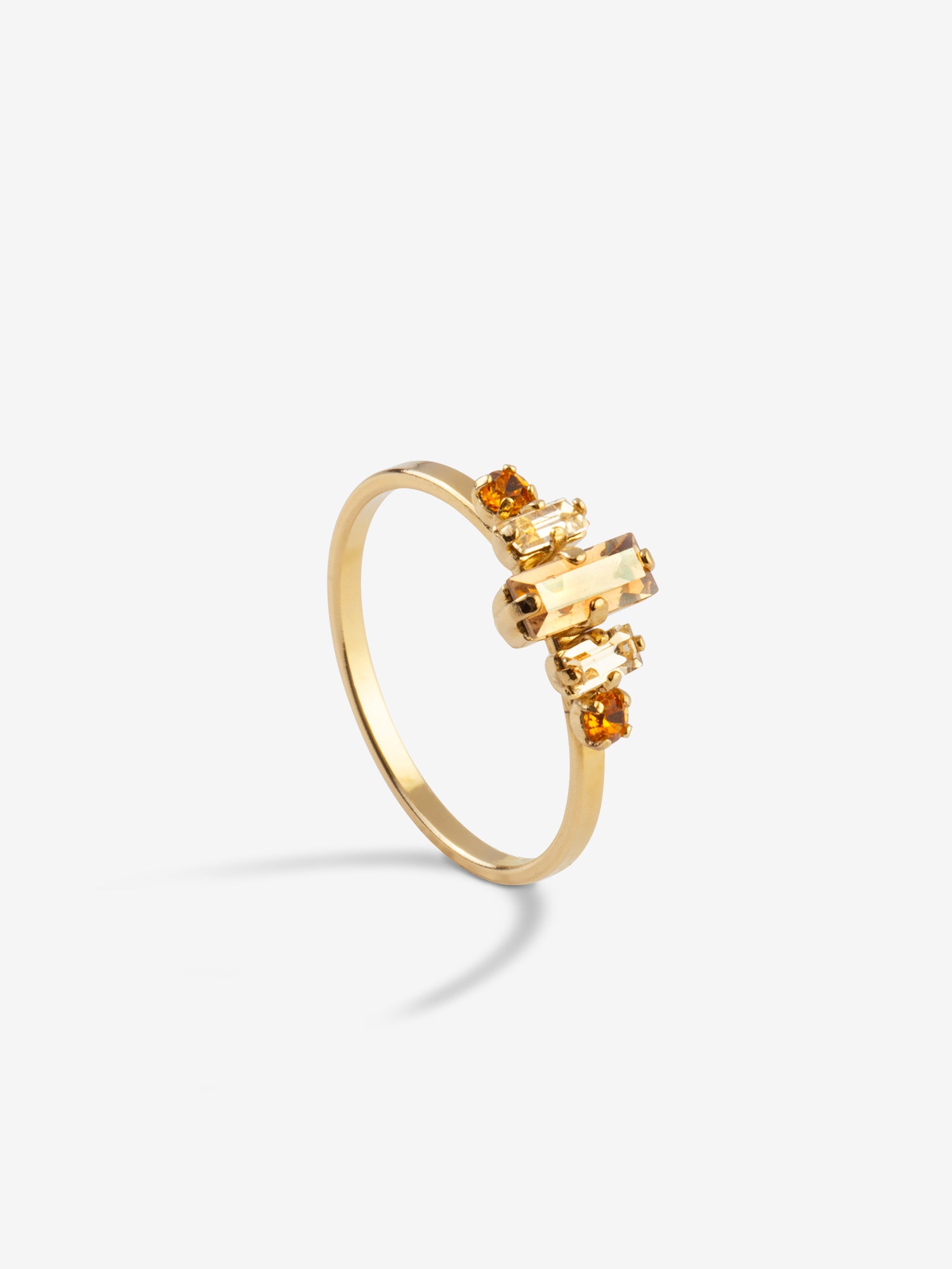 Trouva Salomon ring Fairtrade recycled gold plated