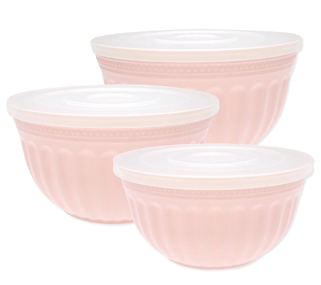 Green Gate Bowl With Lid Alice Medium Pale Pink