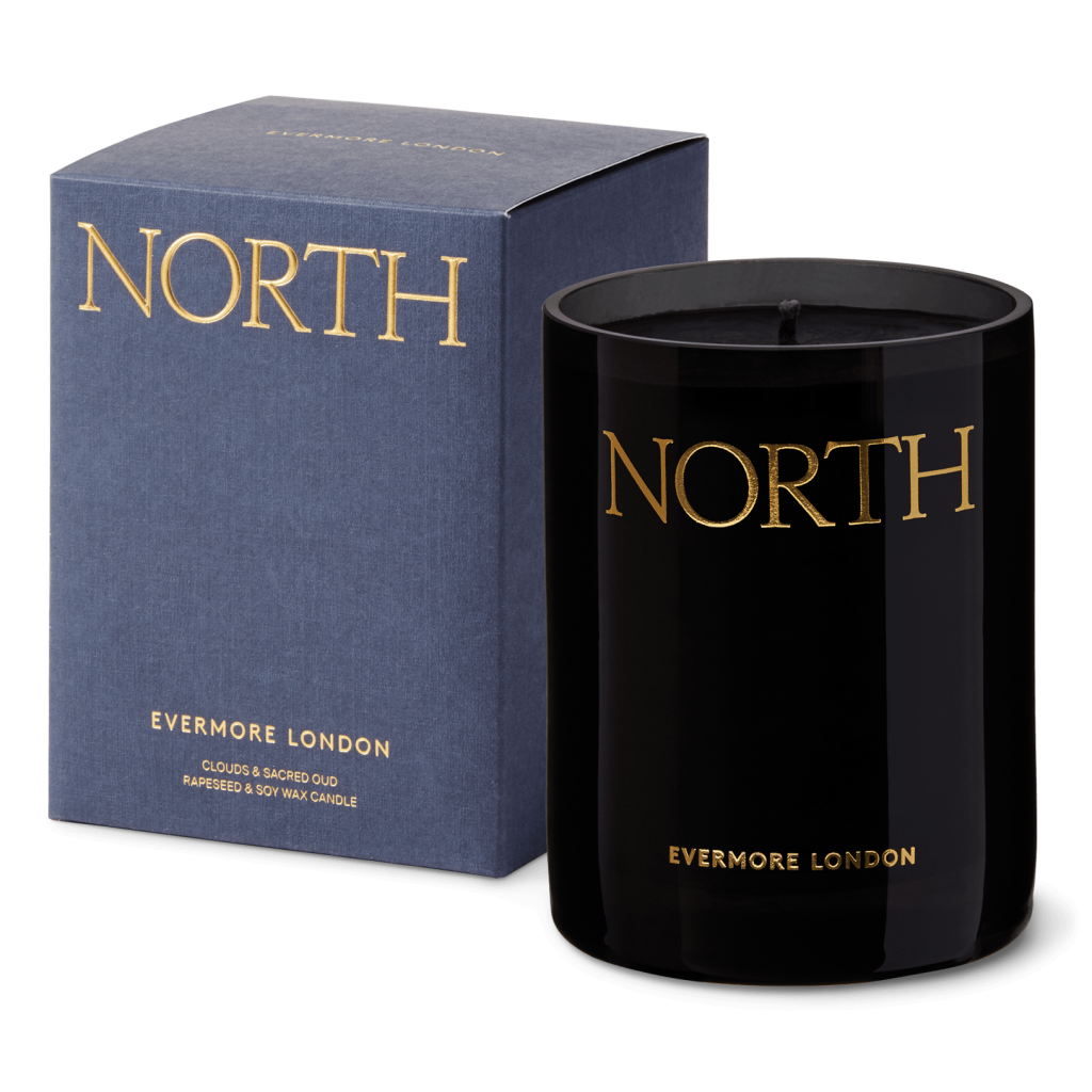 Evermore London 300g Clouds and Sacred Oud North Natural Candle