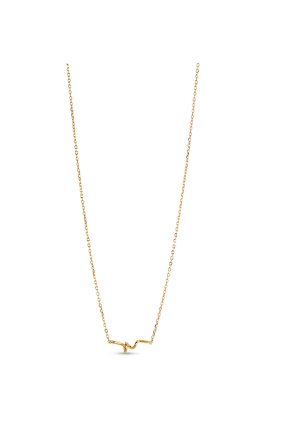 Enamel Copenhagen Twist Necklace - Gold