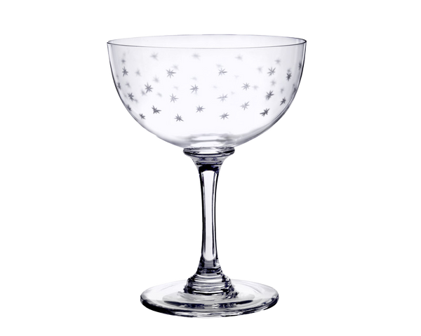 The Vintage List Champagne Saucer With Star Design