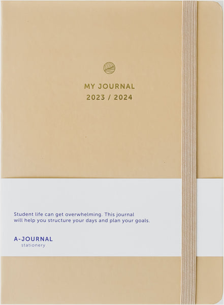A-Journal School Diary 2023 / 2024 – Beige