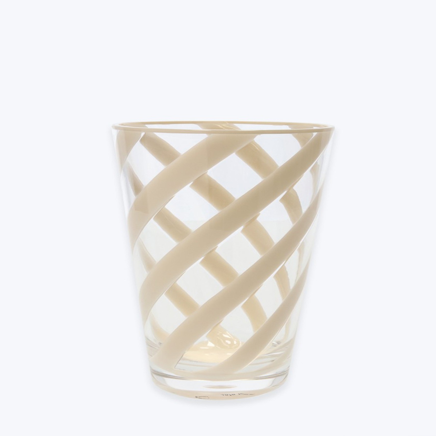 Fiorira' Un Giardino Methacrylate Glass With Coloured Spiral