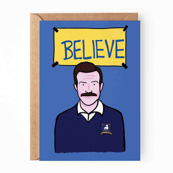 Bean in a Box Ted Lasso Believe Card