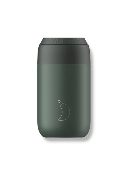 Chilly's 340ml Pine Green Series 2 Coffee Cup  