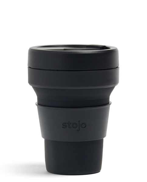 Stojo 12oz Ink Black Collapsible Cup 