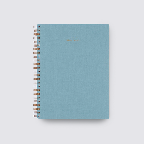 Appointed 2023 - 2024 Academic Weekly Planner - Chambray Blue