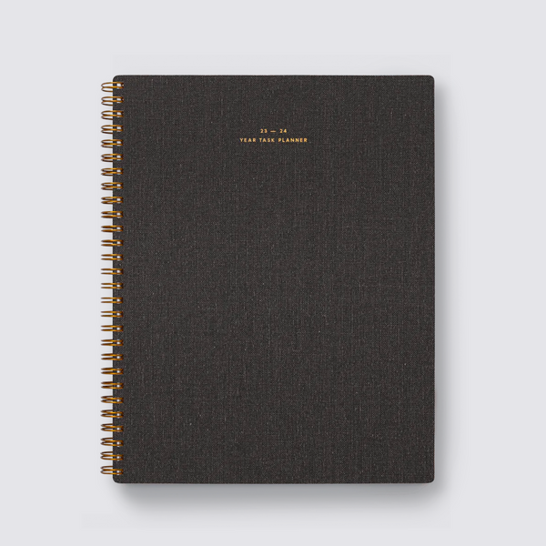 Appointed 2023 - 2024 Academic Year Task Planner Charcoal Grey