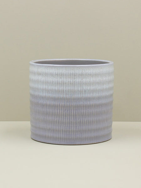Gisela Graham Lilac Ombré Stoneware Pot Cover