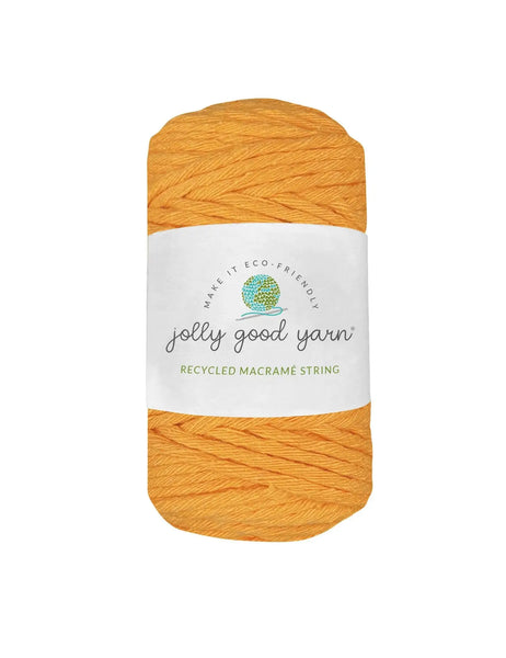 Jolly Good Yarn 3mm Macramé Yarn - Honeychurch Mustard