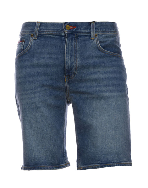 Tommy Hilfiger Shorts For Man Mw0mw18035 1a9 Boston Indigo