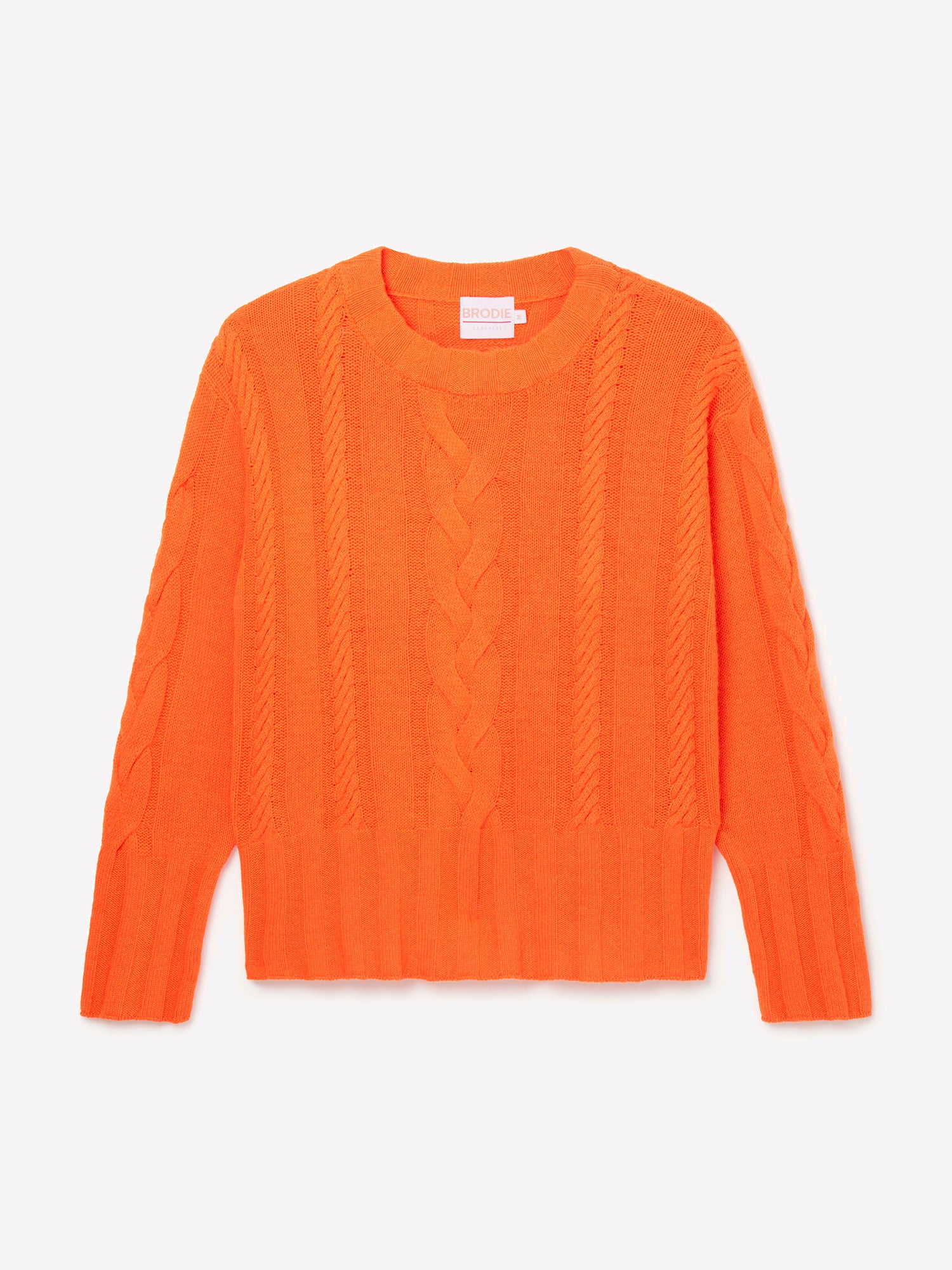 Brodie Cashmere Lilly Cable Jumper