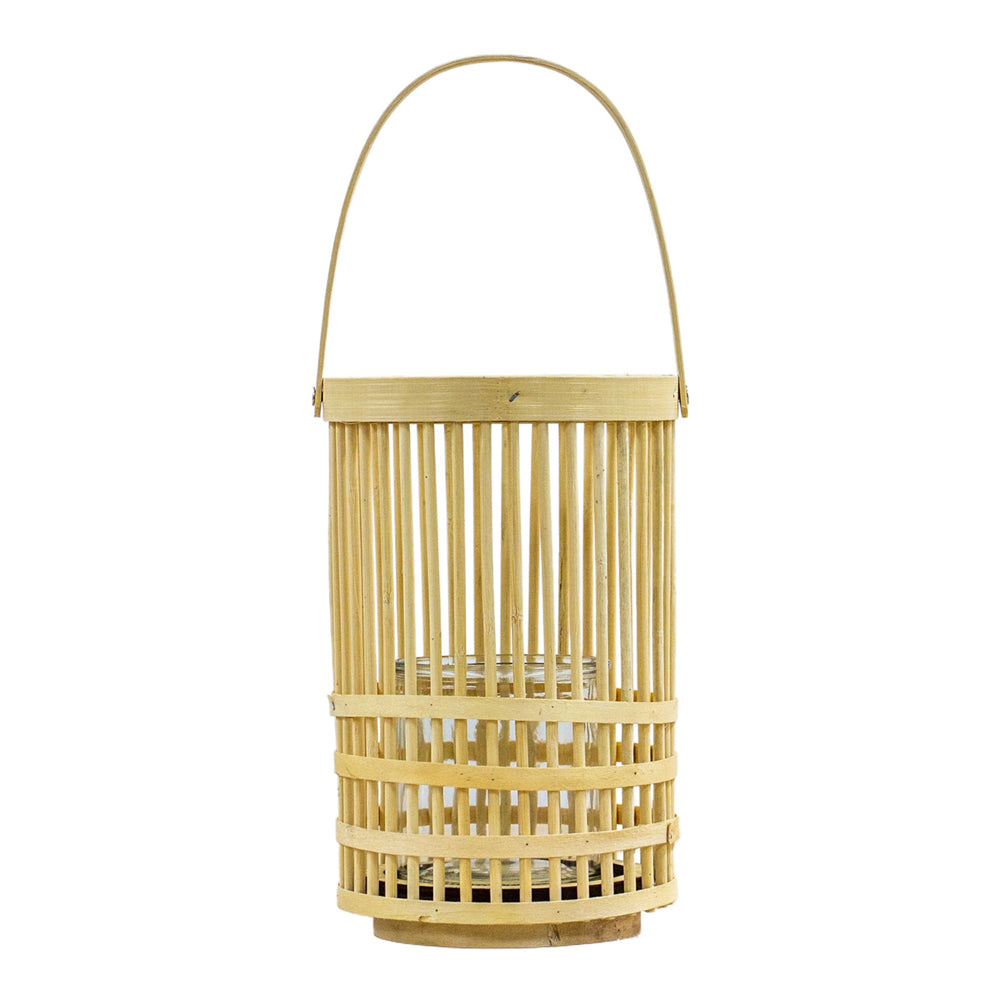 Gallery Direct Natural Kemala Lantern with Inner Glass
