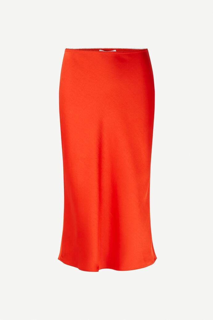 samsoesamsoe-orange-agneta-skirt