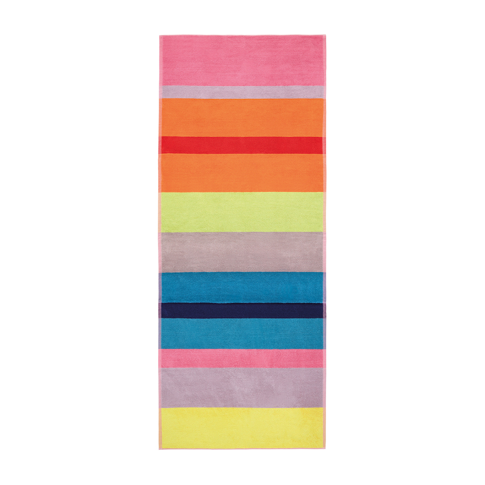 Remember Remember Bath Towel In 100% Cotton Machine Washable Sorbetto Design Extra Large 80x200cm