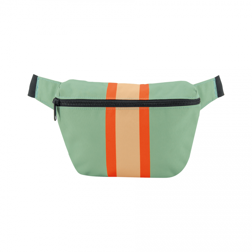 Remember Hip Or Crossbody Bag Weather Resistant Polyester In Verde Design
