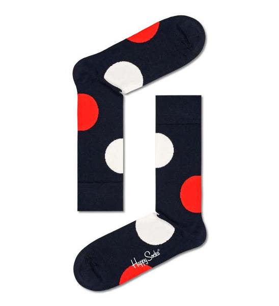 Happy Socks  Navy Jumbo Dot Socks