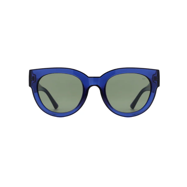 A Kjærbede Lilly Sunglasses In Dark Blue Transparent