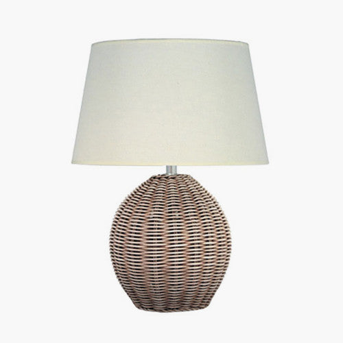 Distinctly Living Rattan Table Lamp