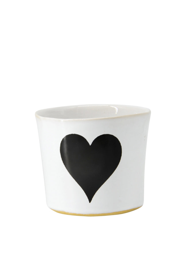 Kuhn Keramik Kühn Keramik Medium Heart Coffee Beaker In White
