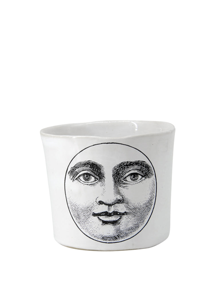 Kuhn Keramik Kühn Keramik Medium Moon Face Coffee Beaker In White
