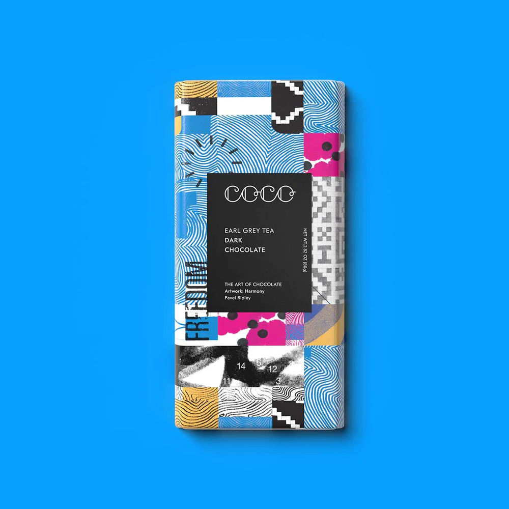 Coco Chocolatier Earl Grey Tea Dark Chocolate