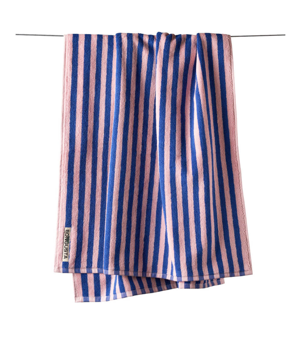 bongusta Naram Blue/Pink Towel 70x140