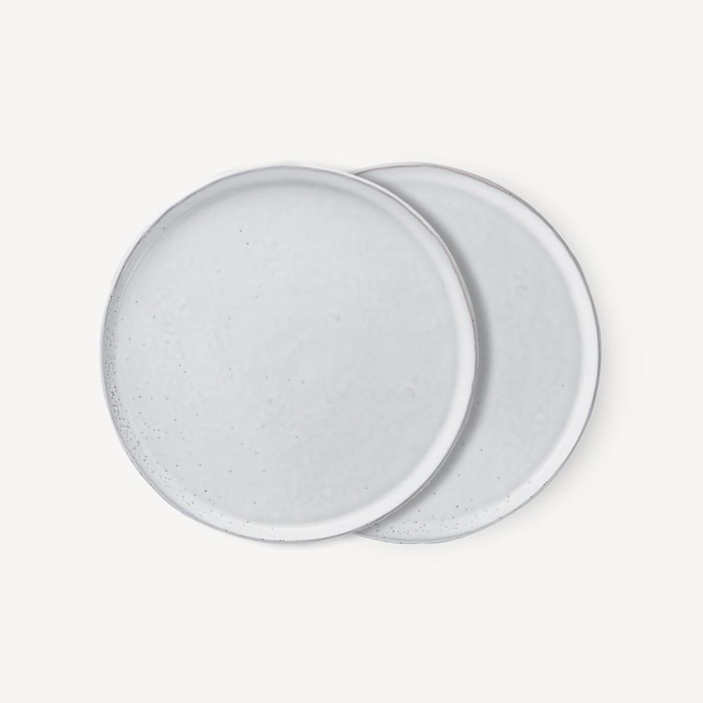 HK Living Bold and Basic Ceramics Breakfast Plate Mint Set of 2