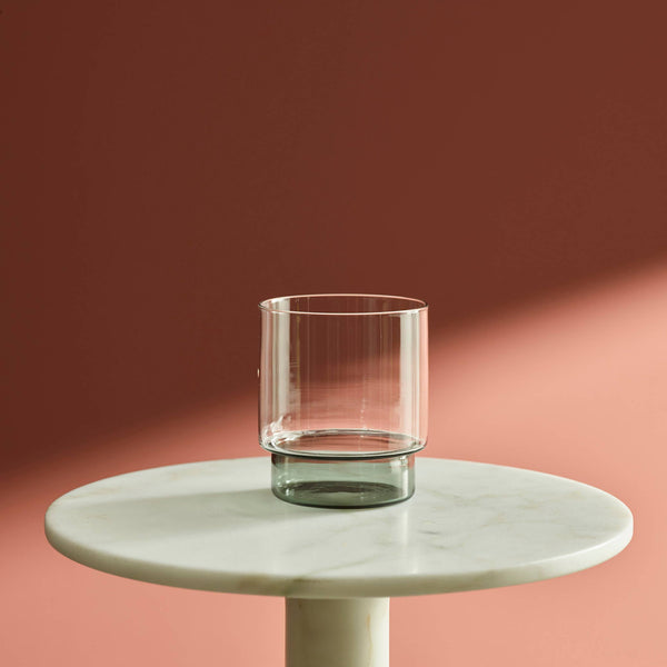 Aaron Probyn - Rye Water Glass / Beer Glass - Clear + Smoke