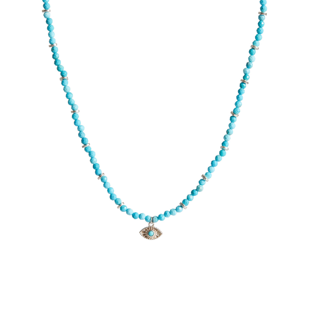Rachel Entwistle Rays Of Light Necklace Turquoise Silver