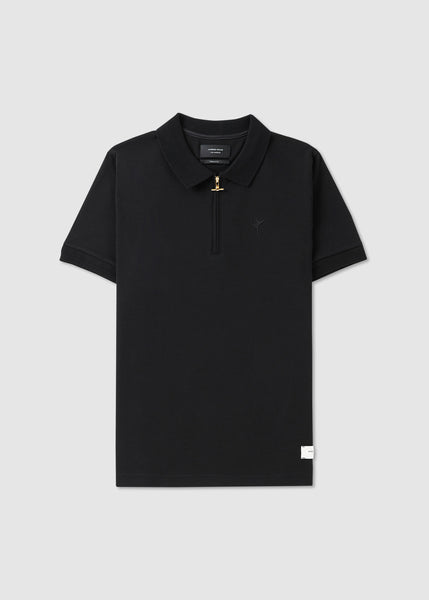 android-homme-android-homme-mens-reg-fit-zip-poloshirt-in-black