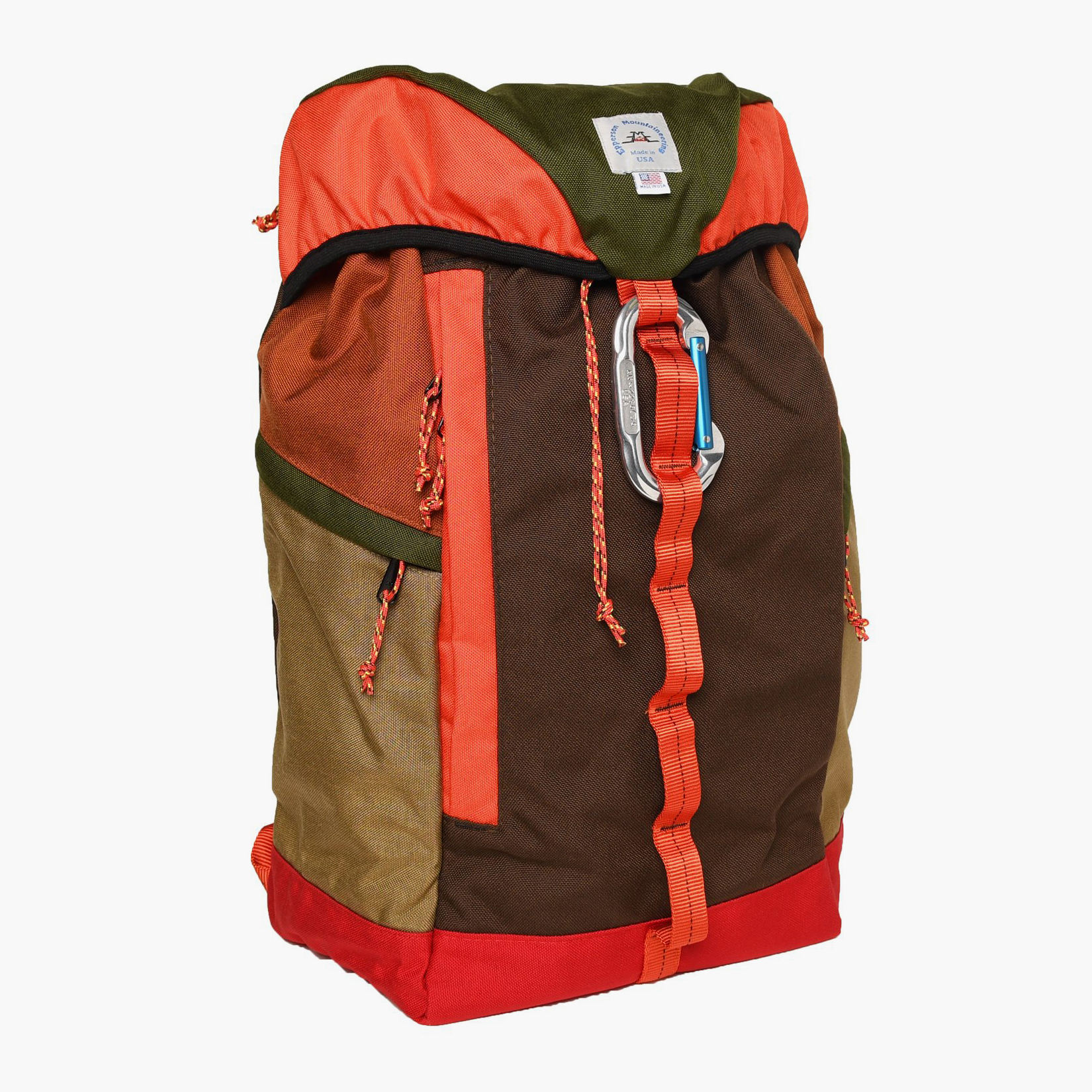 Epperson Mountaineering Large Multicolored Climb Backpack - Moss Green / Coffee
