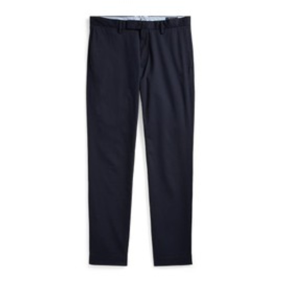 Ralph Lauren Navy Slim Fit Flat Chino Pants