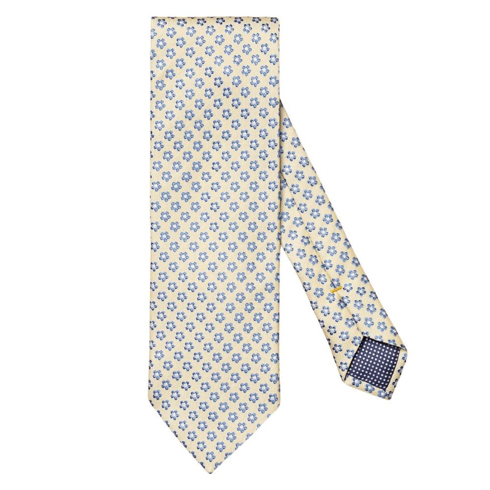 ETON Floral Silk Cotton Tie