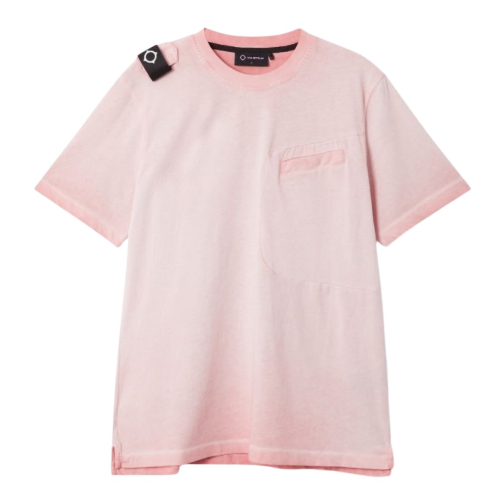 MA.STRUM Mud Pink Oil Washed T Shirt