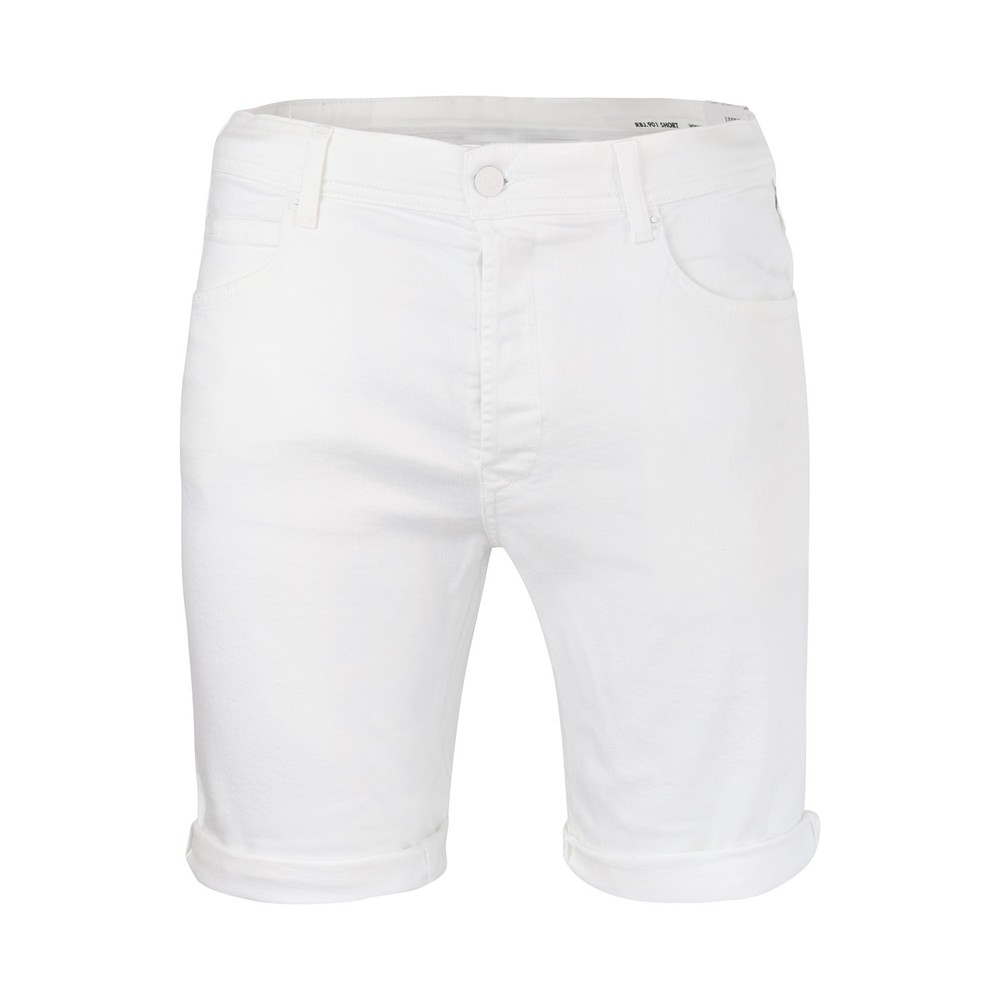 Replay  White Rbj 901 Jean Tapered Fit Shorts