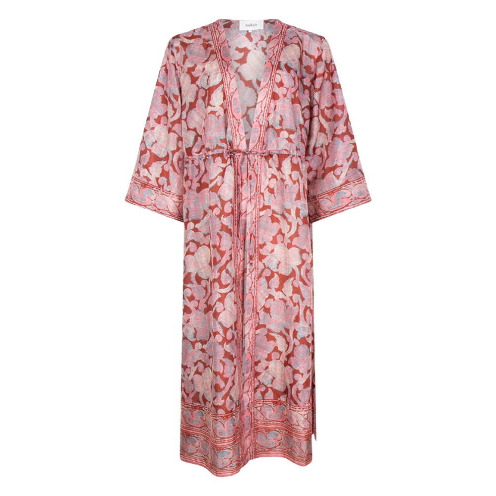 BA&SH Pink Inoa Kimono Dress