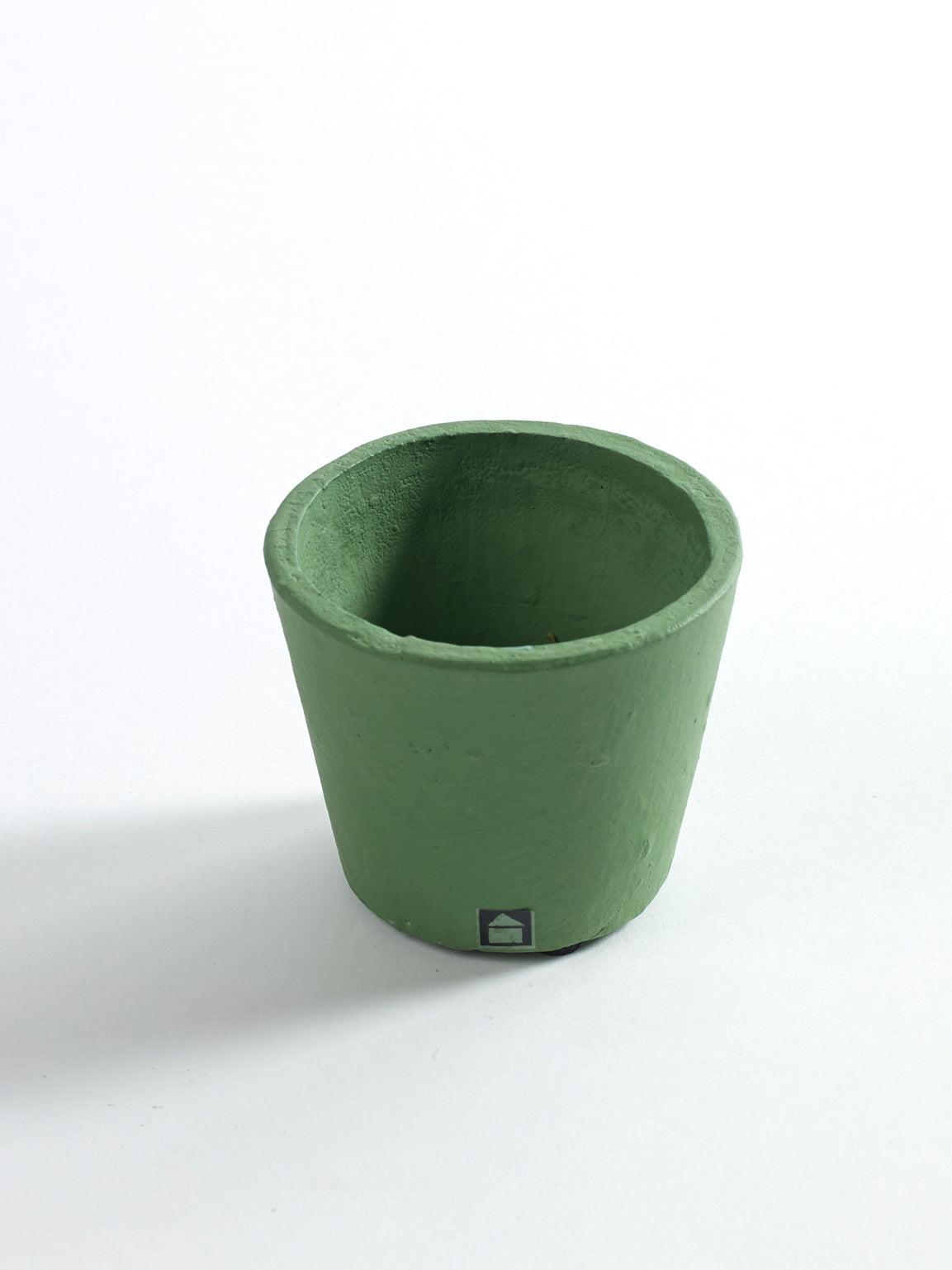 botanicalboysuk Forest Green Handpainted Pot
