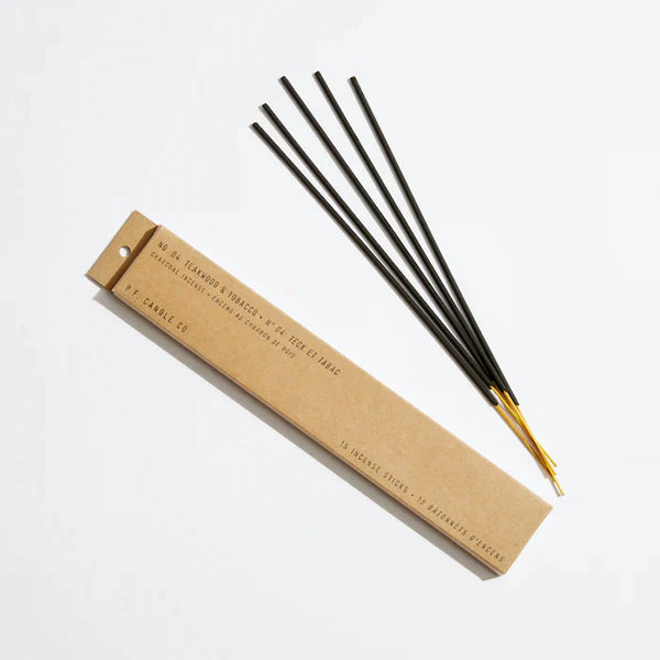 P.F. Candle Co Incense Sticks Teakwood and Tobacco