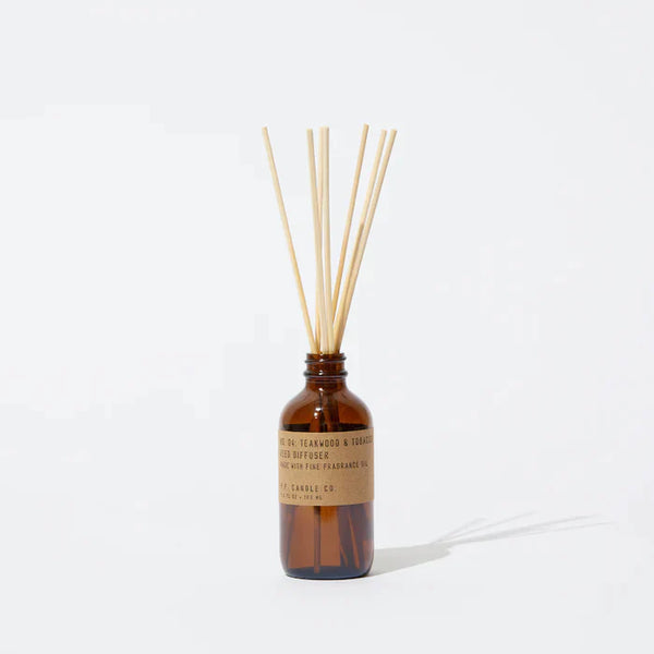P.F. Candle Co Reed Diffuser Teakwood and Tobacco