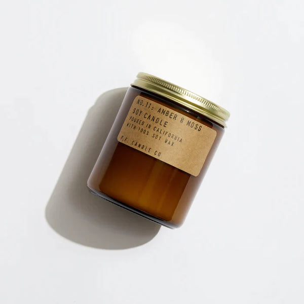 P.F. Candle Co Soy Candle Amber and Moss