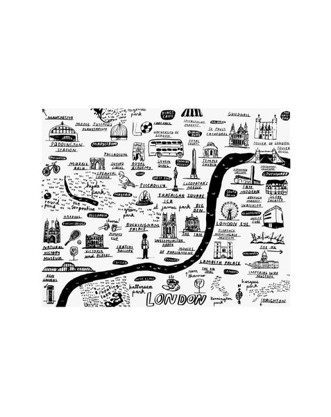 People I've Loved London Map Print