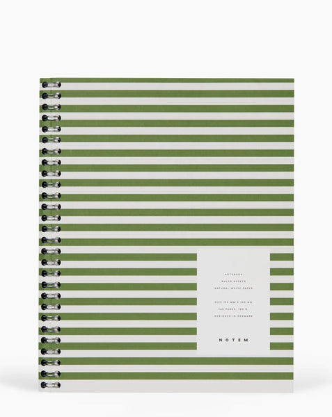 NOTEM Large Green Nela Notebook
