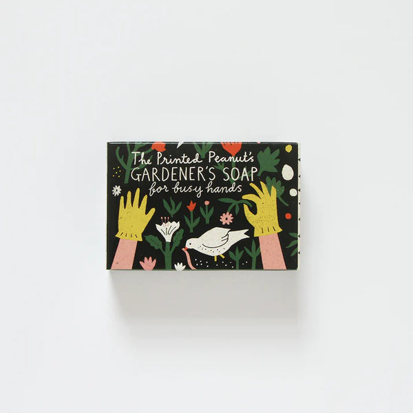 The Printed Peanut Gardeners Poppyseed and Peppermint Soap Bar