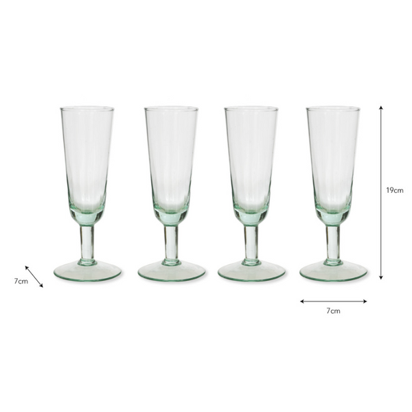 Garden Trading Co Broadwell Champagne Flutes