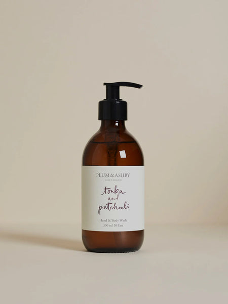 Plum & Ashby  Hand and Body Wash Tonka and Patchouli